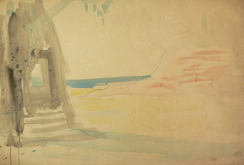 Beach with steps