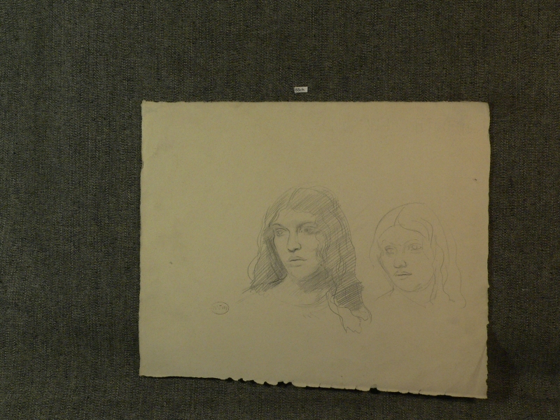 88ch Pencil sketches of a woman