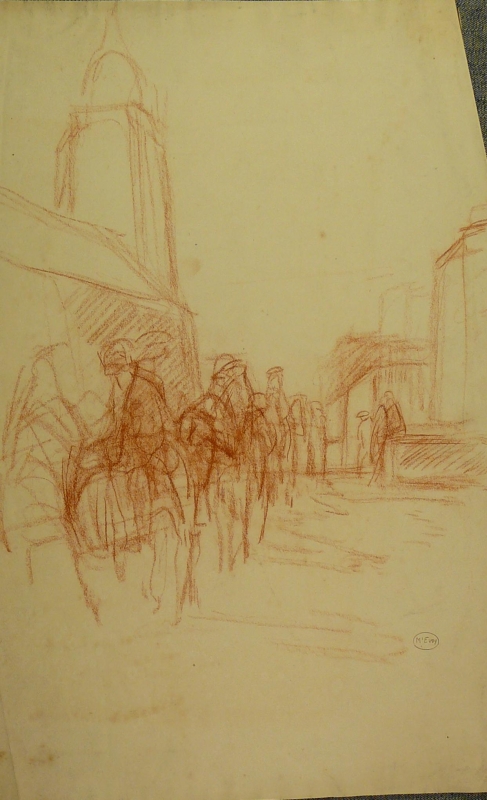 Cavalry passing through town . . . DRA/383
