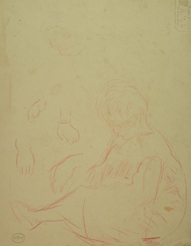 Red pencil studies of Michael .  . .DRA/316