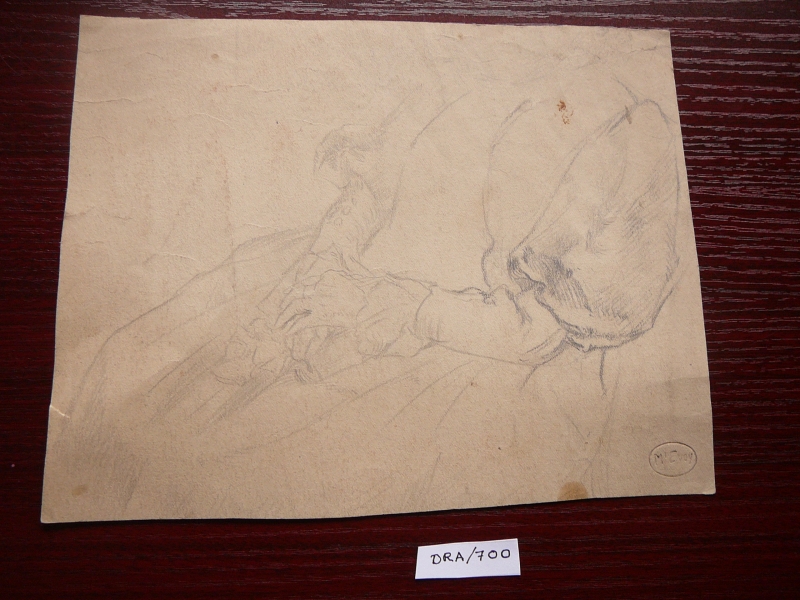 Sleeves, drapery study