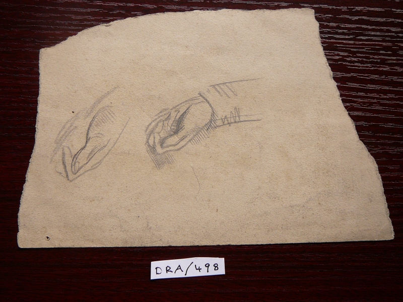 study left hand in sleeve
