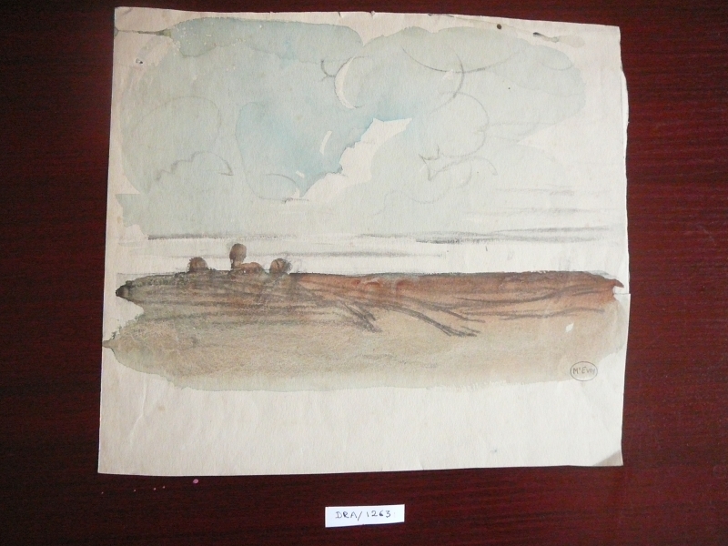 vigorous landscape, brown foreground ...duplicate #