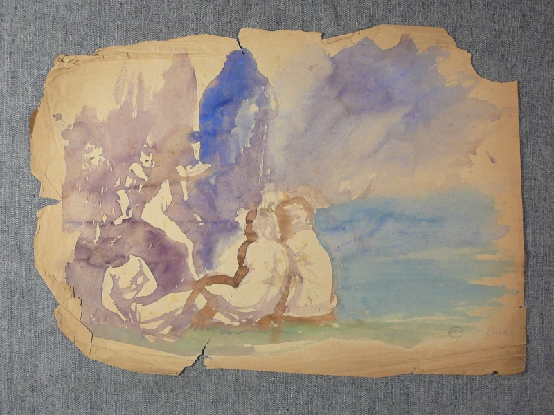 150ch Figures in a landscape