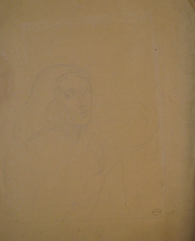 46ch .  head study,   Anais?