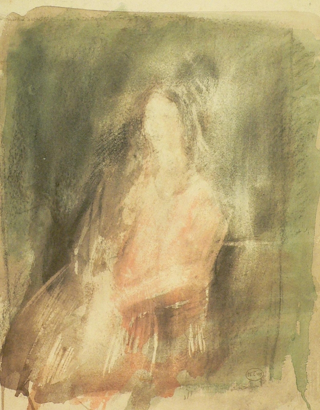 portrait sketch 3/4 length