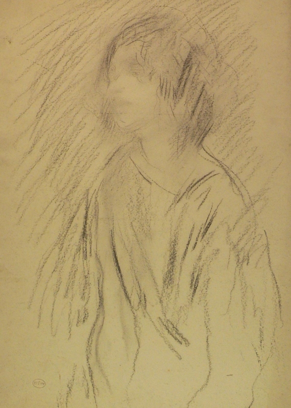 741 3/4 length portrait study