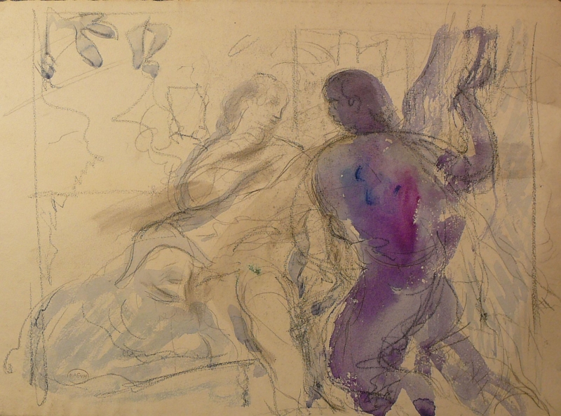 234ch . Biblical / mythological scene