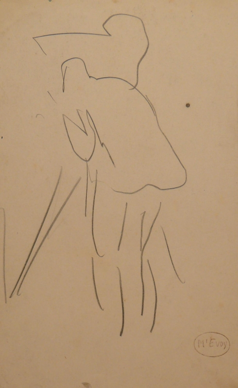 289ch Quick sketch of a photographer